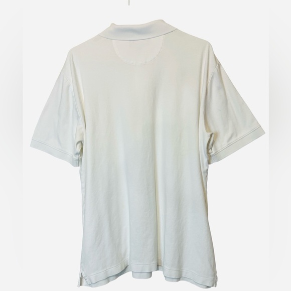 GH BASS & Co. Men’s Polo, With Collar, Short Sleeves, Solid White, Size Large - Picture 7 of 10